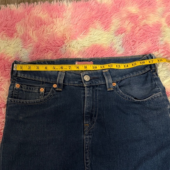 Levi's Type 1 Dura skirt in blue denim - Picture 10 of 13